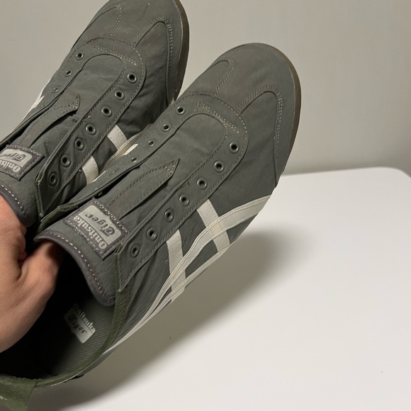 Onitsuka Tiger MEXICO 66 SLIP-ON 1183B603 301 MANTLE GREEN BIRCH US 12 EU 46.5 - Picture 10 of 14
